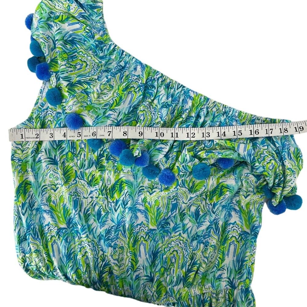 Lily Pulitzer Idara Resort Romper 100% Cotton Size Large - Picture 6 of 7